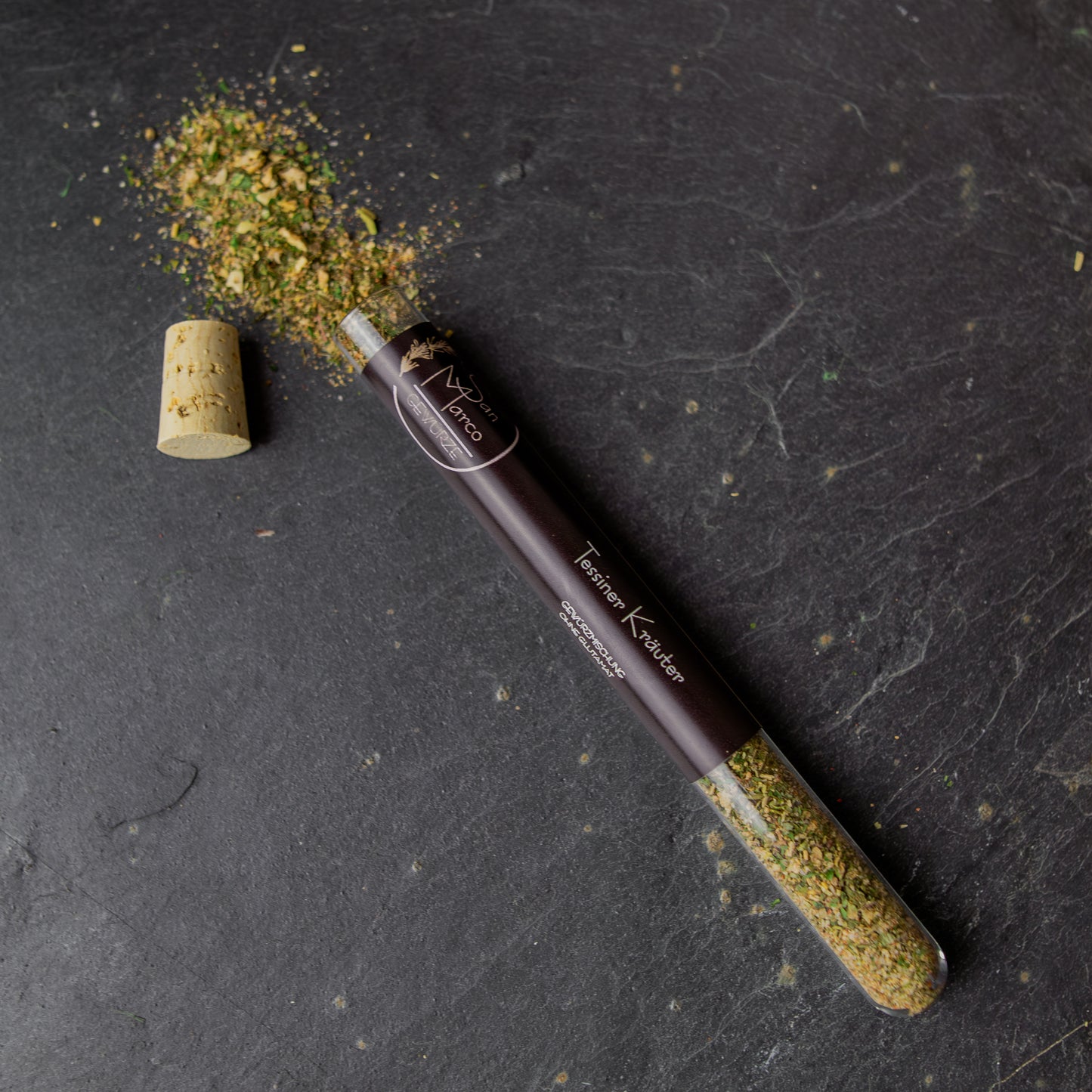 Exquisite Gewürzvielfalt im Reagenzglas - Tessiner Kräuter